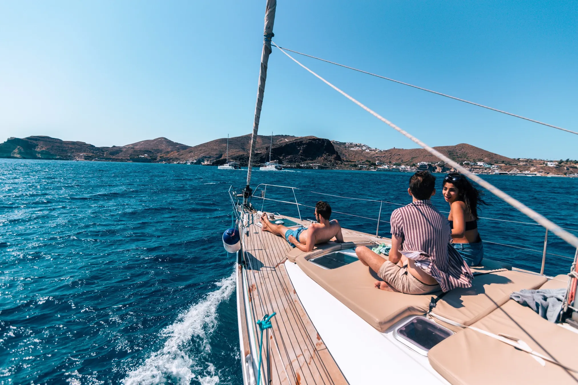 Jeanneau Sun Odyssey 49 Barca bow