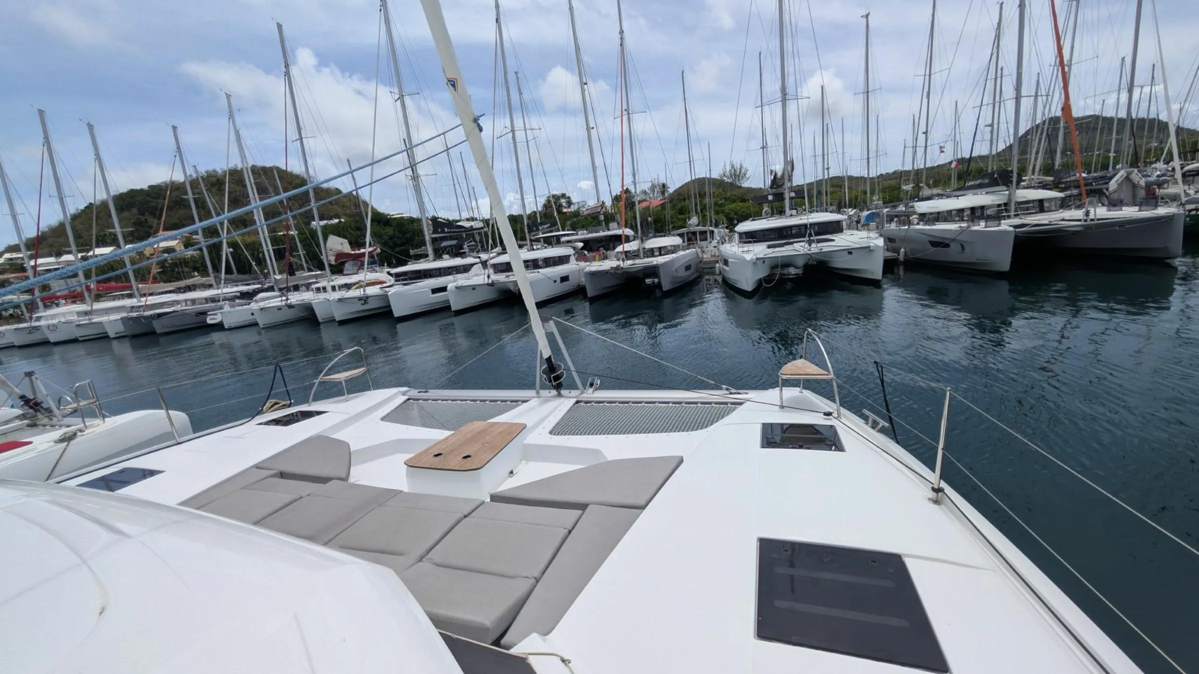 Fountaine Pajot New 44 Palomas deck