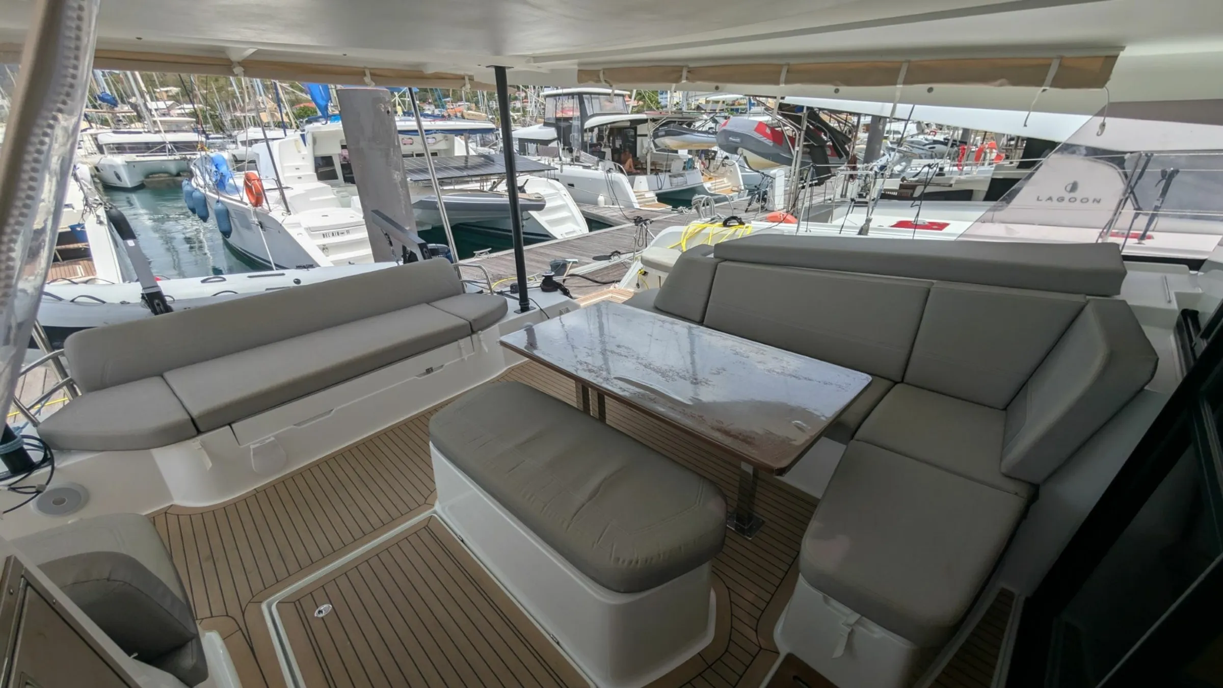 Fountaine Pajot New 44 Palomas cockpit